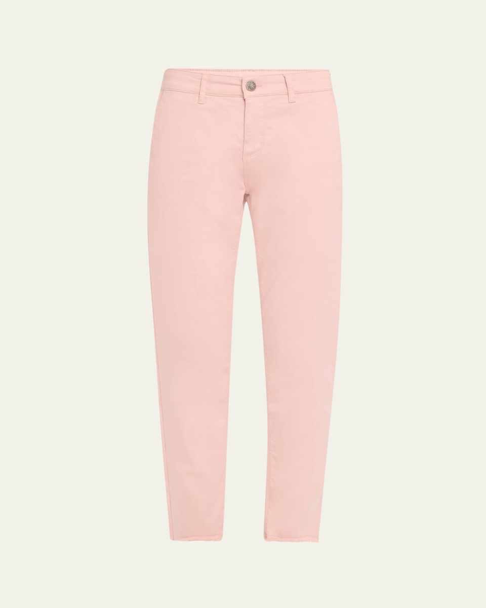 Cathy Cropped Slim Stretch Cotton Pants
